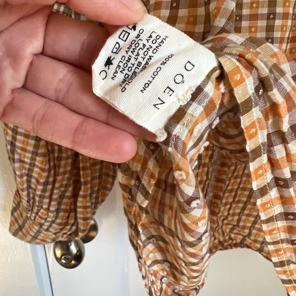 Doen Scarlet Blouse in Plaid - Picture 9 of 10